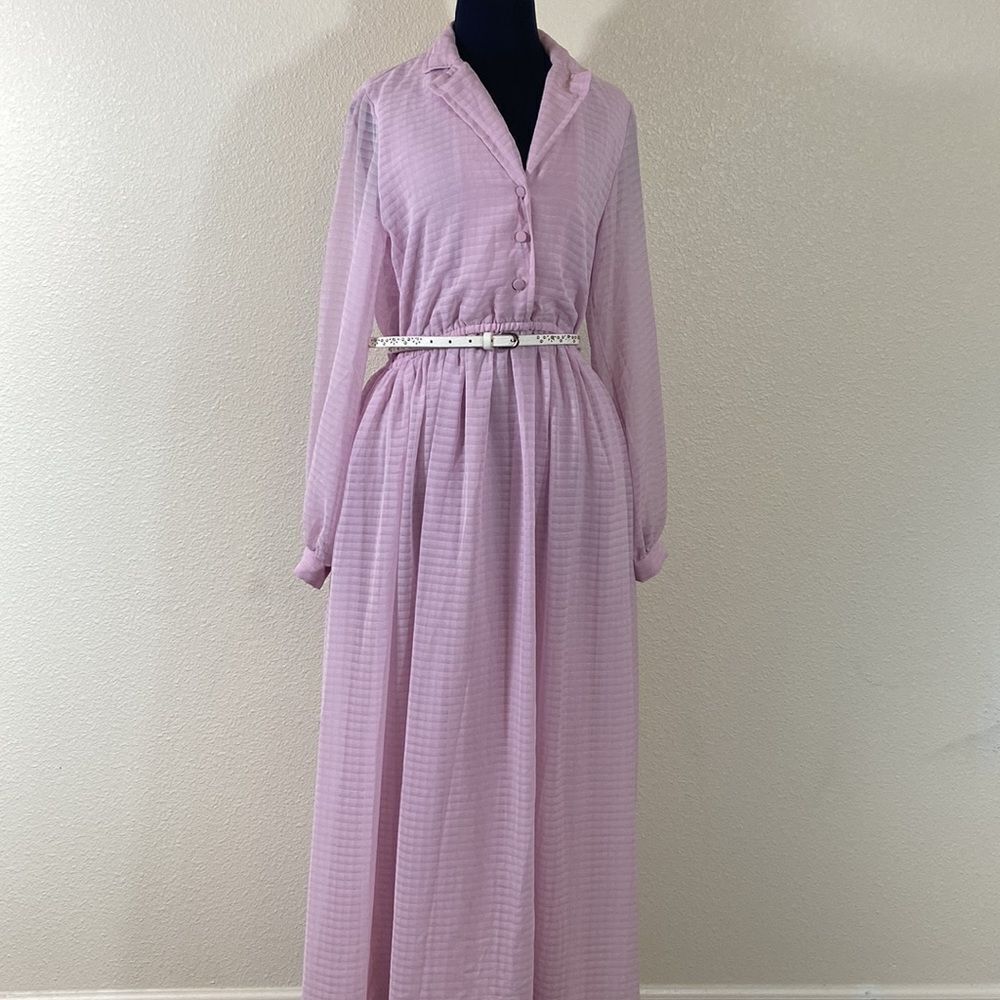 Vintage Handmade Belt Not Included Dress Size L Approximately